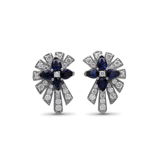 sunray-sapphire-1-17ct-and-diamond-0-58ct-earring-in-18k-gold