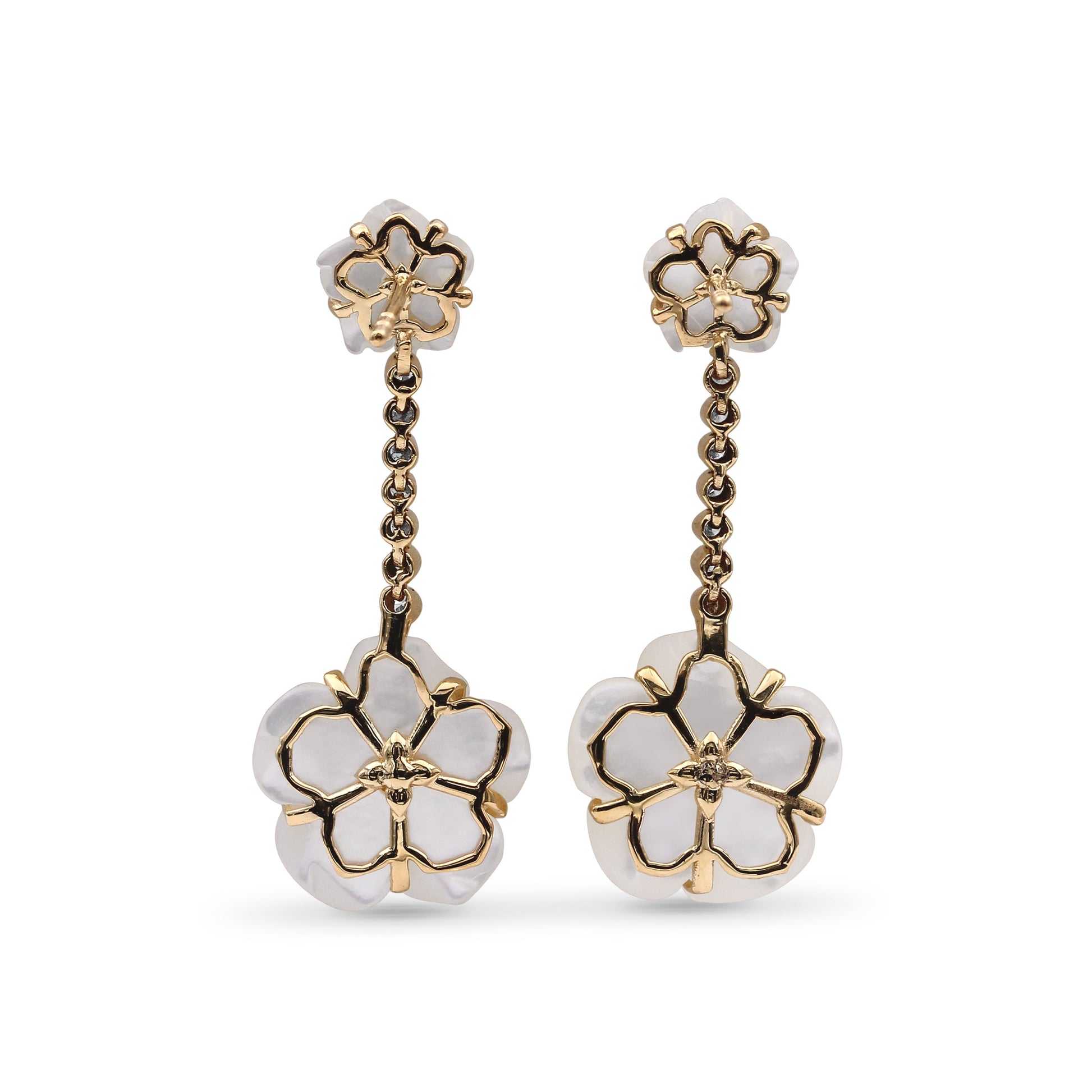 colorbloom-8mm-14mm-white-mother-of-pearl-flower-and-white-diamond-0-20ct-earring-in-18k-gold
