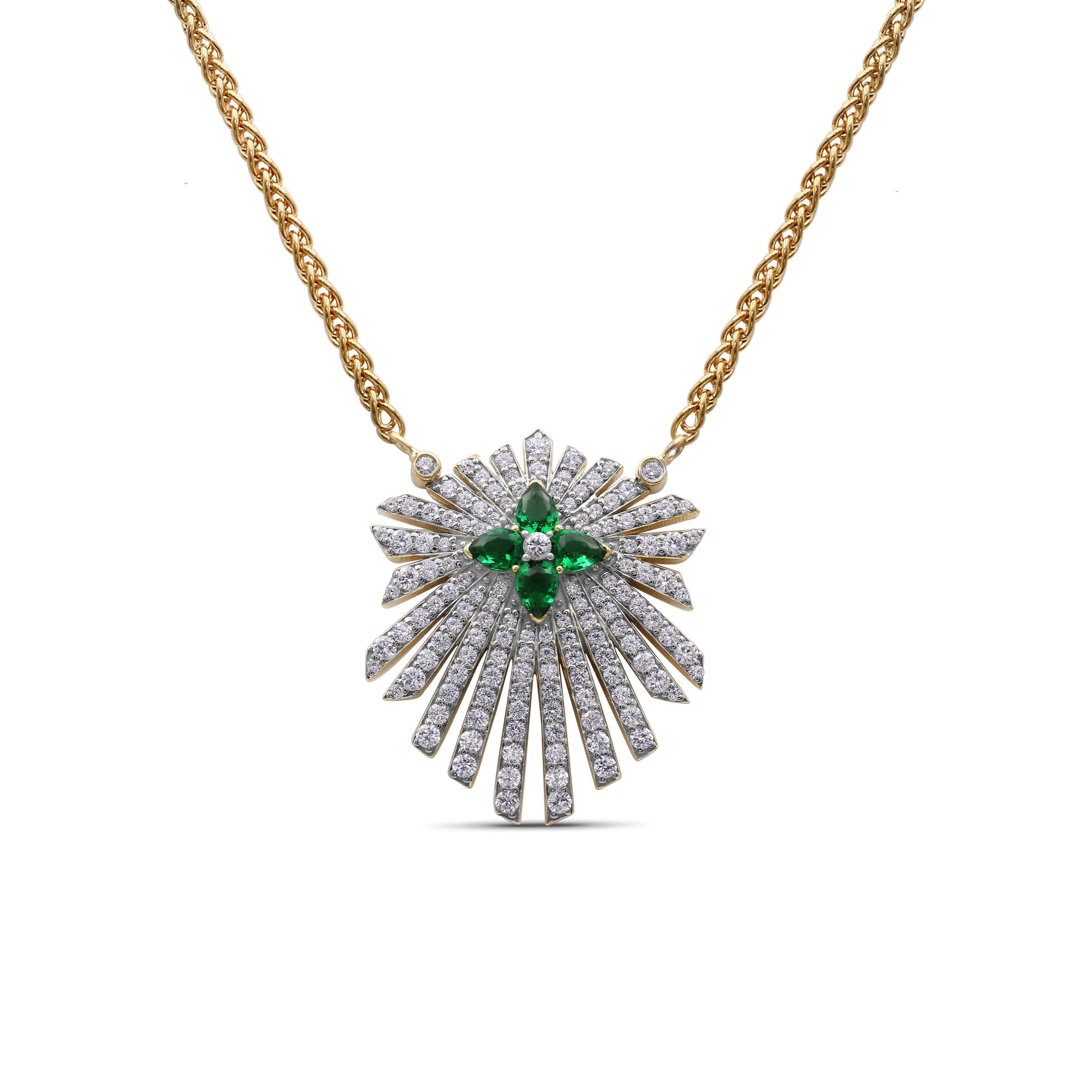 sunray-emerald-0-55ct-and-diamond-1-35ct-pendant-in-18k-gold