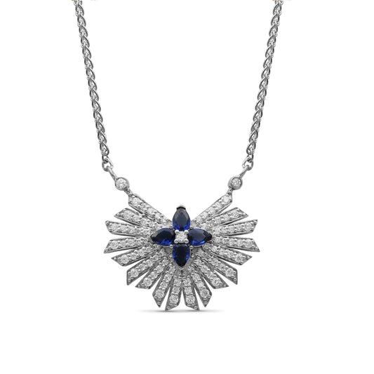 sunray-sapphire-0-80ct-and-diamond-0-85ct-pendant-in-18k-gold