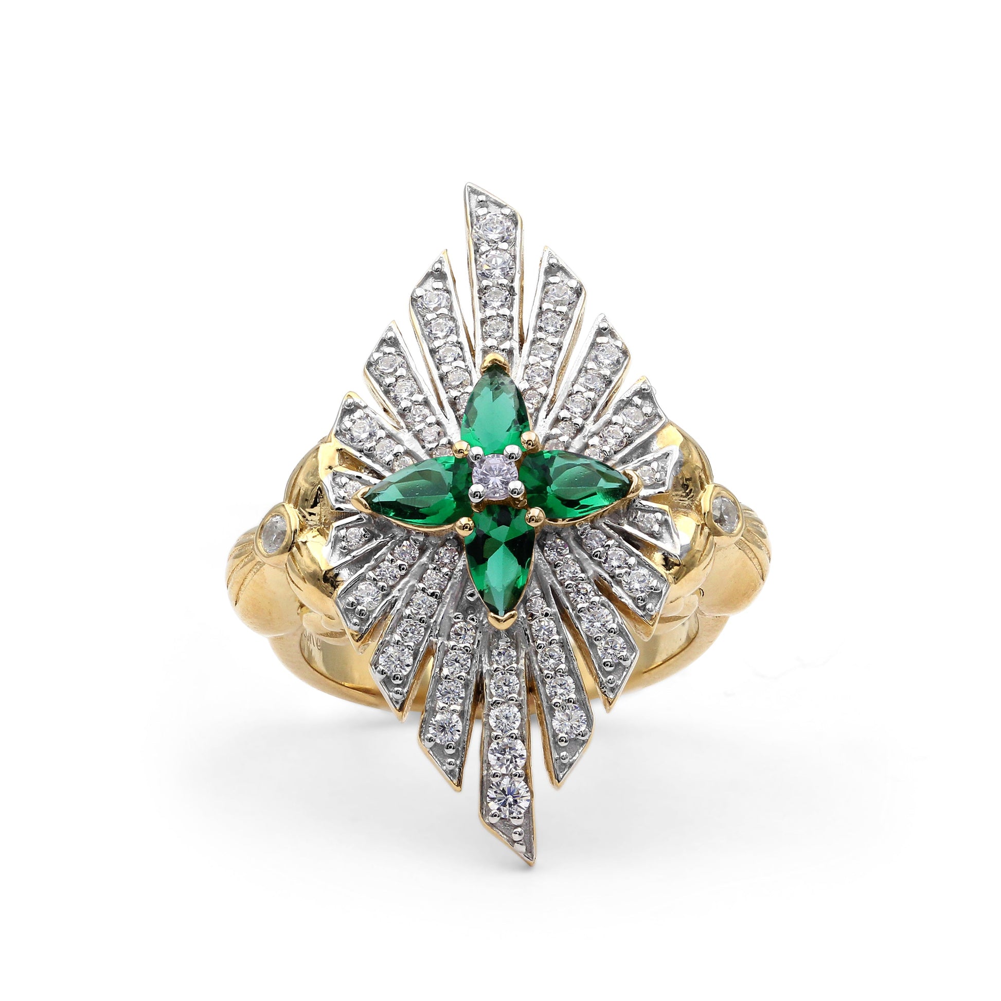 sunray-emerald-0-85ct-and-diamond-0-70ct-ring-in-18k-gold