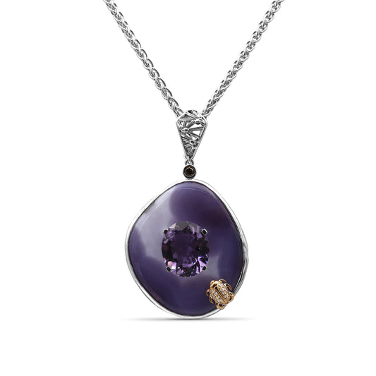 one-of-a-kind-smooth-laguna-agate-amethyst-and-diamond-0-16ct-pendant-in-sterling-silver-with-18k-gold-diamond-pave-adam