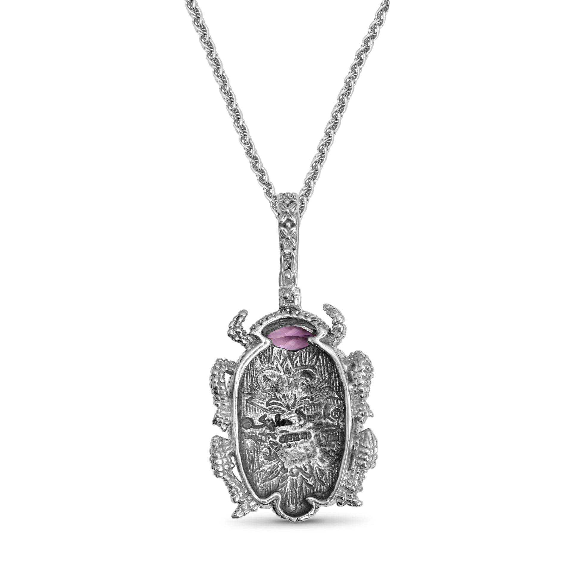 garden-of-stephen-amethyst-phosphosiderite-natural-quartz-and-abalone-scarab-pendant-in-sterling-silver