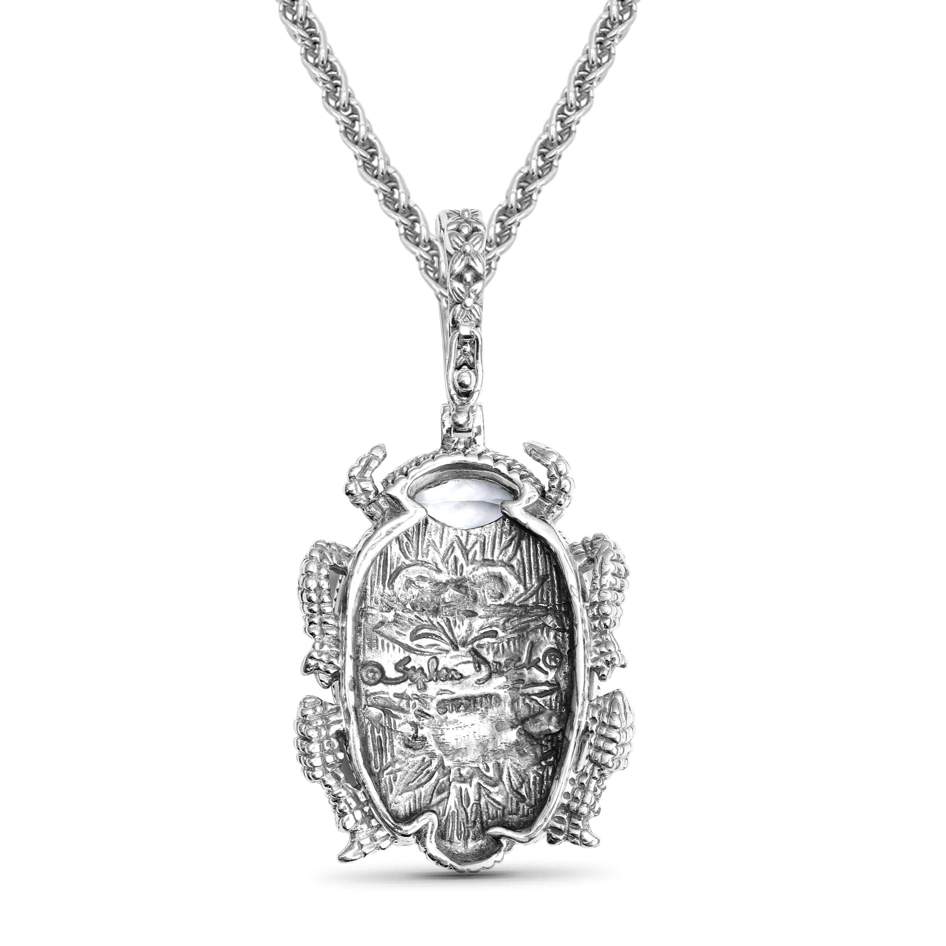 garden-of-stephen-blue-topaz-turquoise-natural-quartz-and-abalone-scarab-pendant-in-sterling-silver