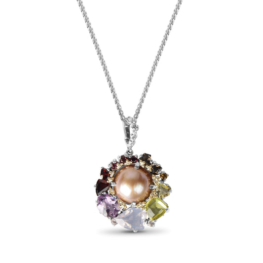 rockrageous-multi-hued-citrine-rhodolite-garnet-tourmaline-amethyst-sapphire-lavender-moon-and-smoky-quartz-and-mabe-pearl-pendant-in-sterling-silver-with-18k-gold-and-diamond-flowers