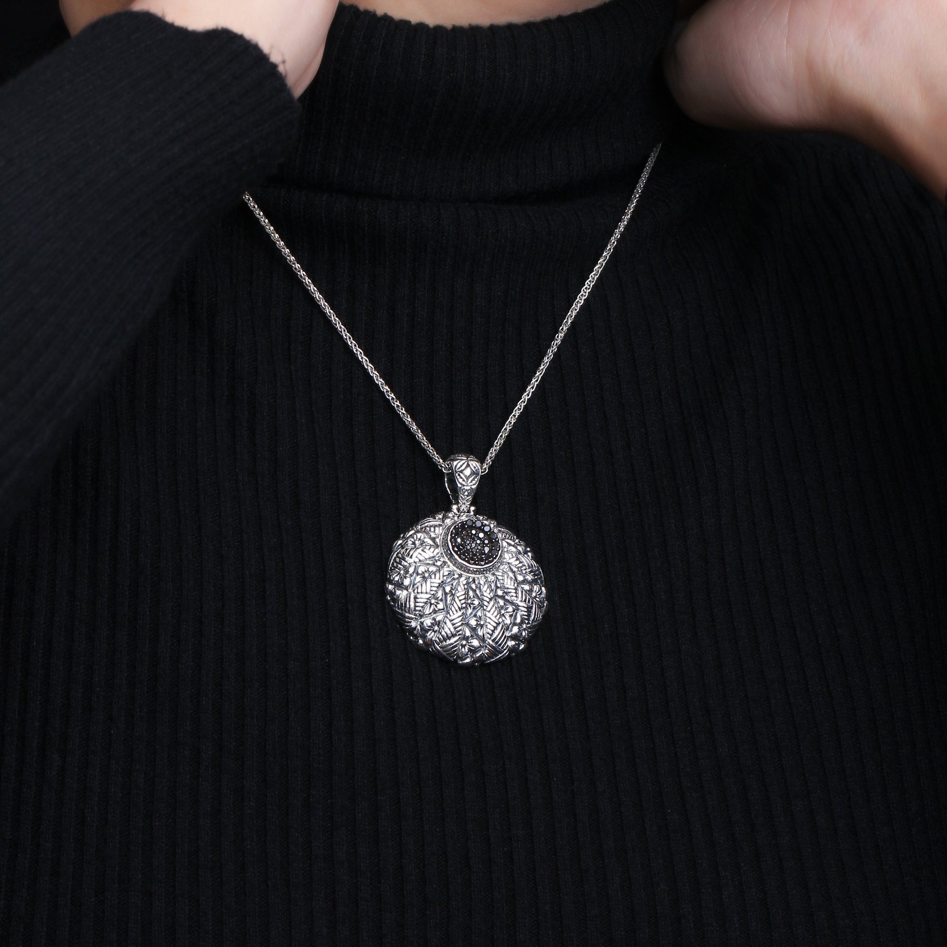 kyoto-black-diamond-0-50ct-pendant-in-sterling-silver