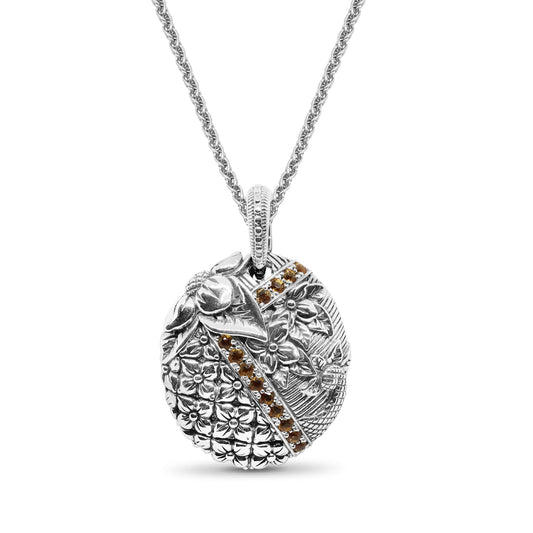 kyoto-orange-sapphire-0-55ct-pendant-in-sterling-silver