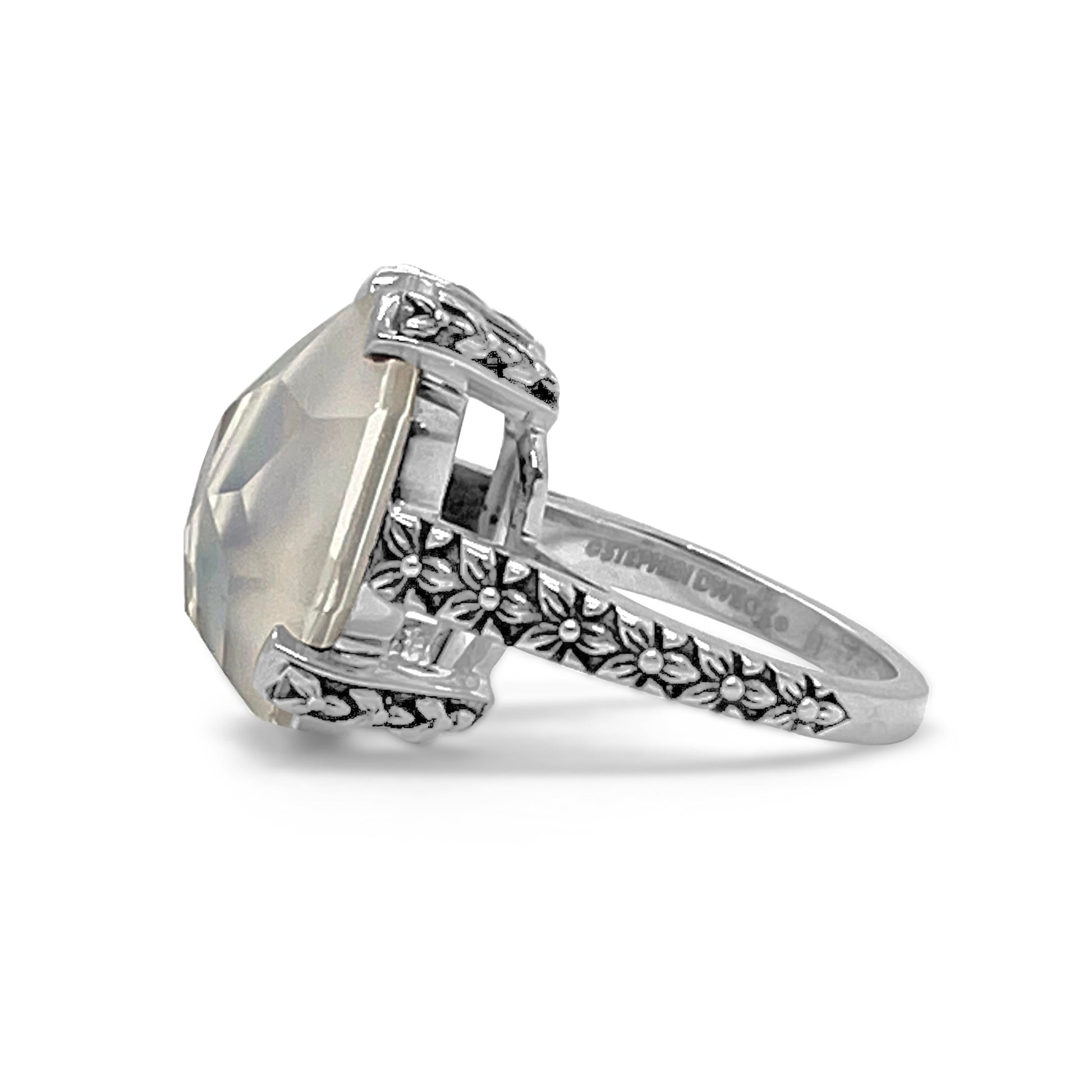 galactical-crystal-quartz-and-mother-of-pearl-freeform-solitaire-ring-in-sterling-silver