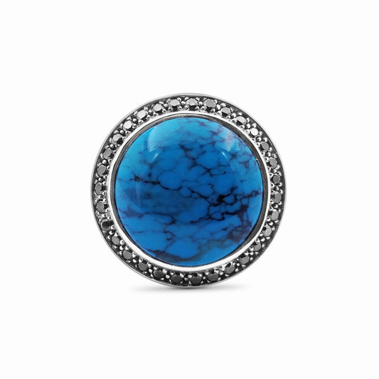 garden-of-stephen-18mm-round-black-vein-turquoise-ring-in-sterling-silver-with-0-55ct-black-diamonds