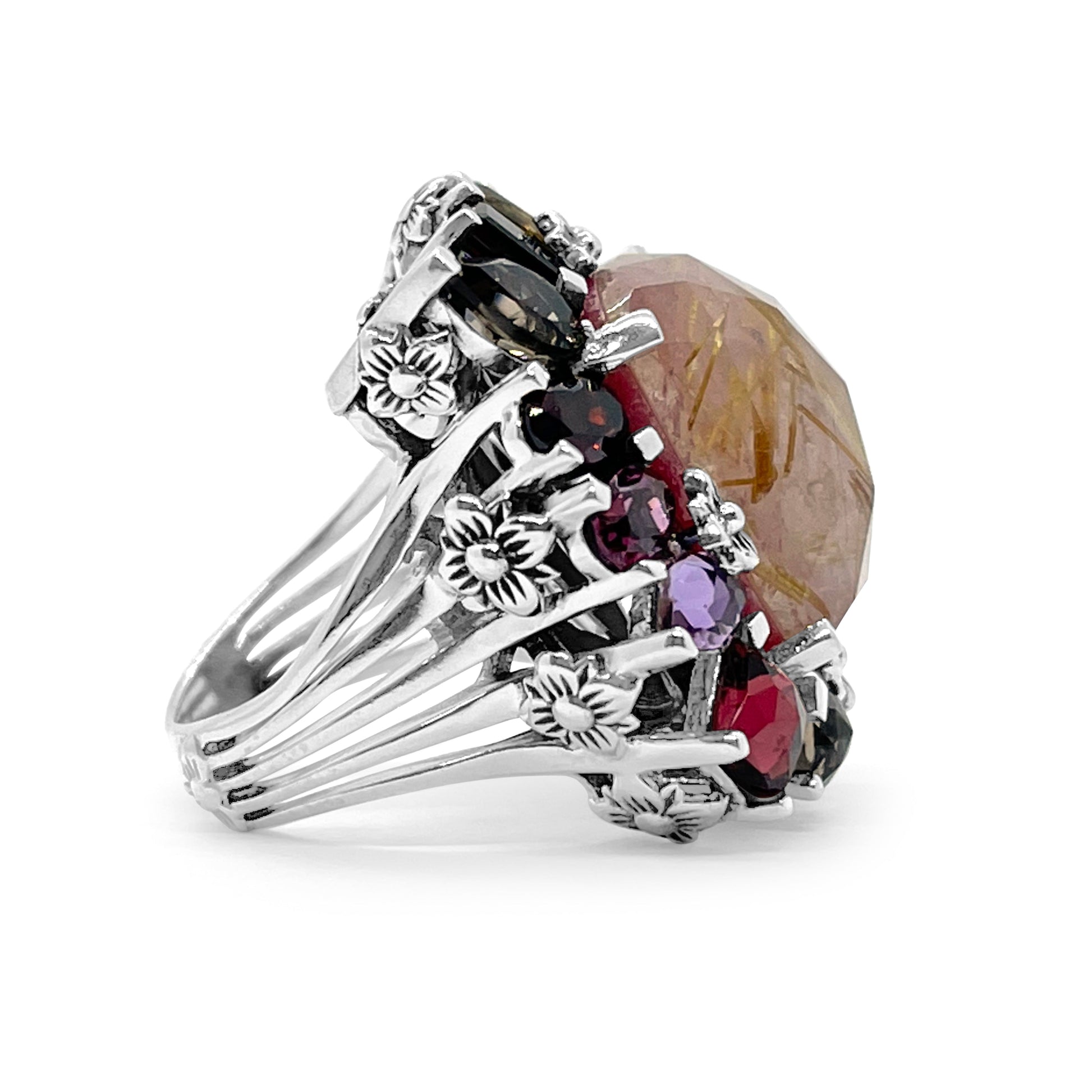 rockrageous-gold-rutilated-quartz-mother-of-pearl-rhodonite-citrine-yellow-and-lemon-quartz-amethyst-lavender-moon-quartz-pink-tourmaline-smoky-and-cognac-quartz-ring-in-sterling-silver