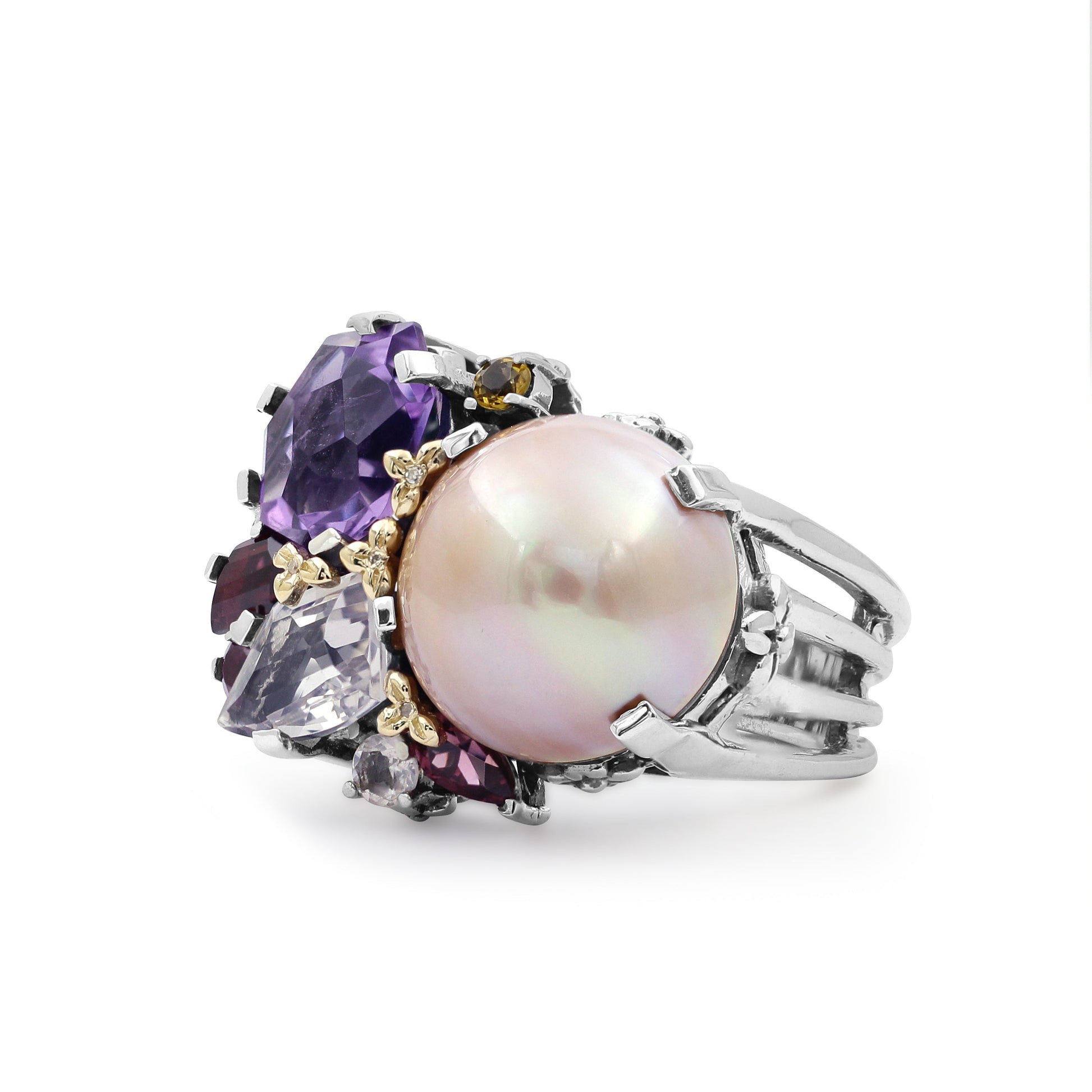 rockrageous-multi-hued-citrine-rhodolite-garnet-tourmaline-amethyst-sapphire-and-mabe-pearl-ring-in-sterling-silver-with-18k-gold-and-diamond-flowers