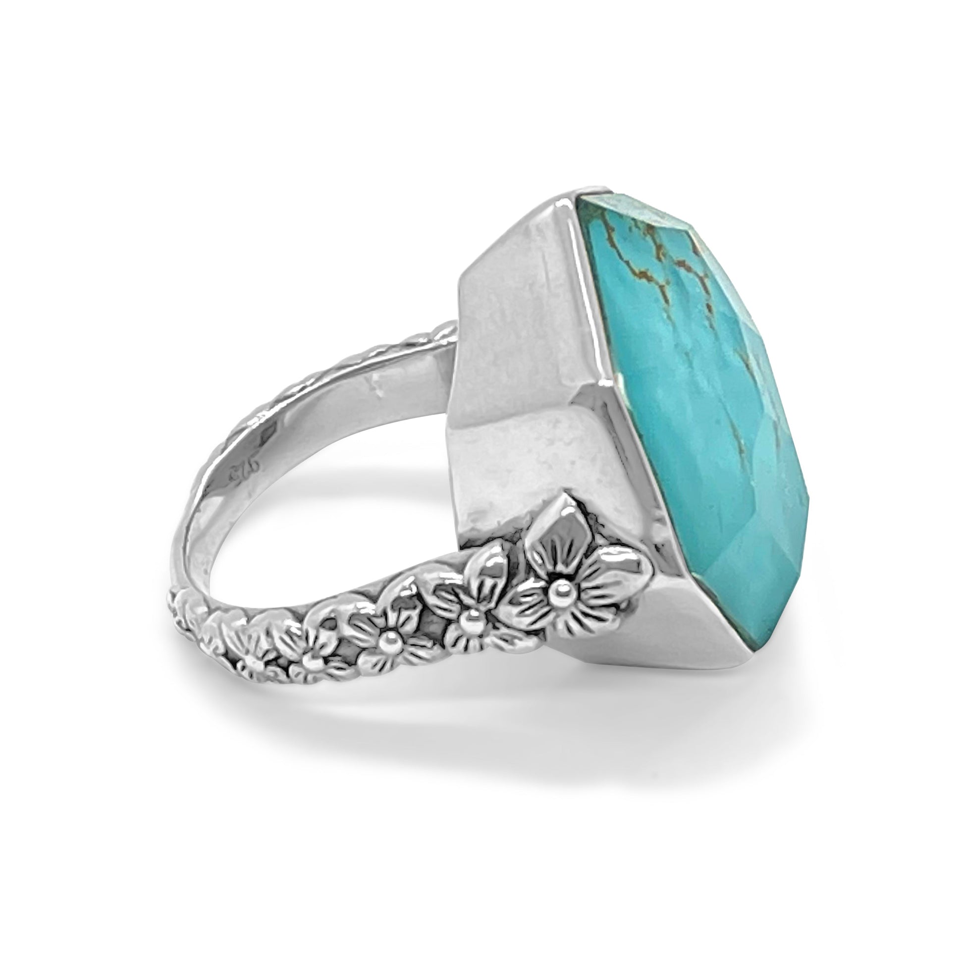 galactical-faceted-natural-quartz-and-turquoise-ring-in-sterling-silver
