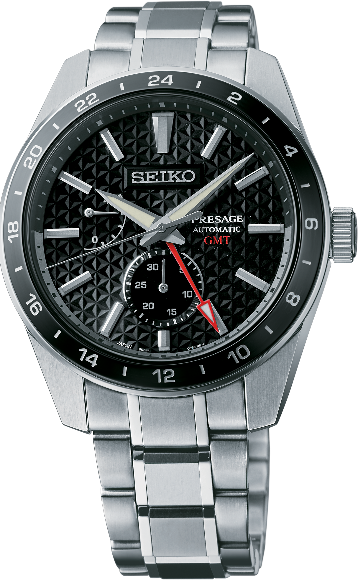 Seiko luxe PRESAGE SHARP EDGED SERIES GMT Watch SPB221