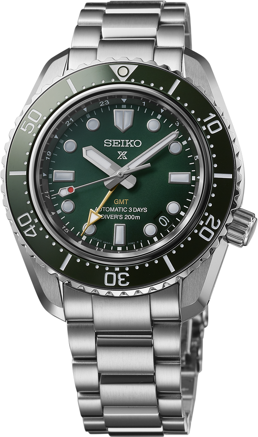 Seiko luxe PROSPEX 1968 HERITAGE DIVER'S GMT Watch SPB381