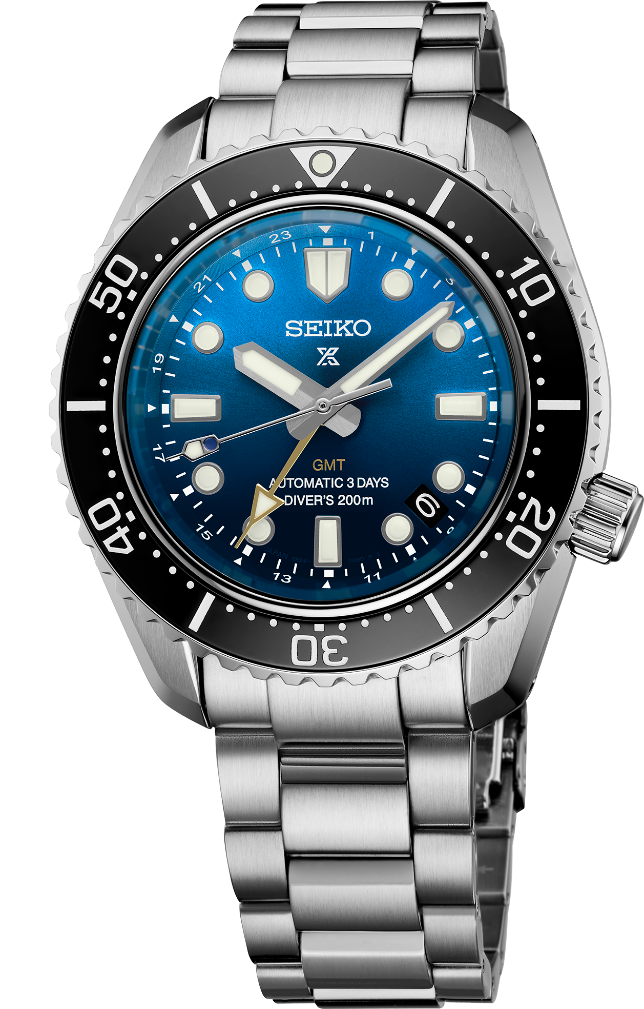 Seiko luxe PROSPEX 1968 HERITAGE DIVER'S GMT U.S. LIMITED EDITION Watch SPB477