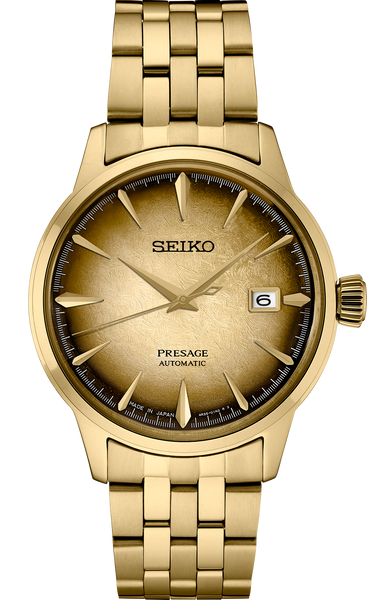【希少　新品電池】2578　SEIKO　PRESAGE　腕時計　レディース　金 Seiko Presage Cocktail Time Star Bar Limited Edition