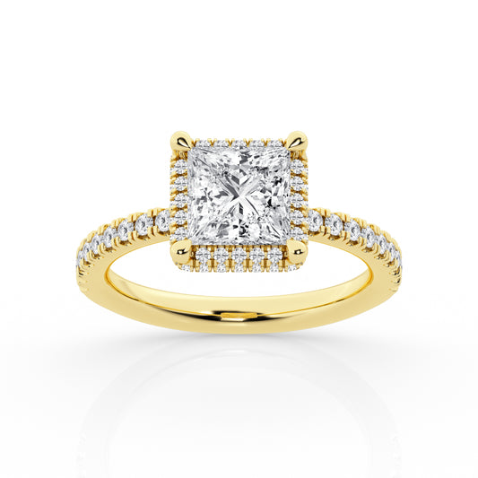 14K White Gold Ring MR-LGTXR07216P300GW77