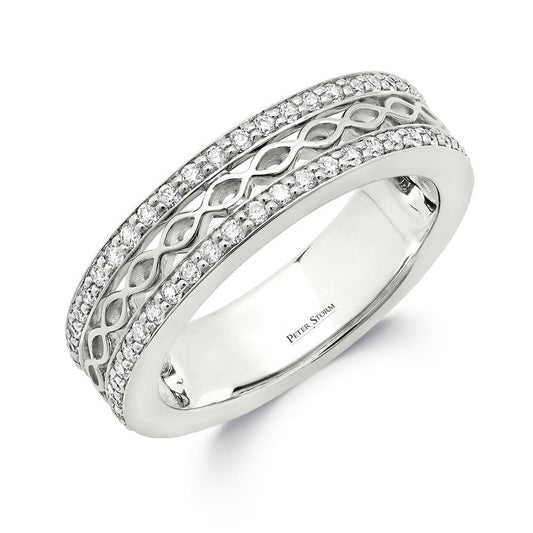 Peter Storm Narrow Diamond Engaement Ring Wbm036_4Diaw WBM036_4DiaW