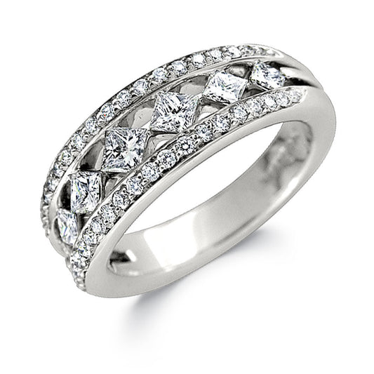 Peter Storm Princess Cut Diamonds Band Wbm099_4Diaw WBM099_4DiaW