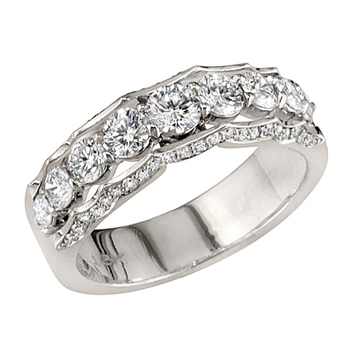 Peter Storm Peter Storm White Gold Band With 4 Diamonds Wbm216_4Diaw L WBM216_4DiaW L