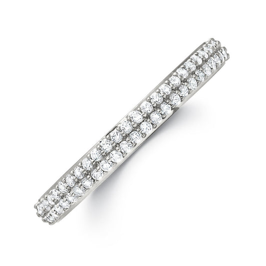 Peter Storm Double Row Of Diamonds With A Line Of Milgrain To Add Detail And Texture Wbm376_4Diaw  WBM376_4DiaW