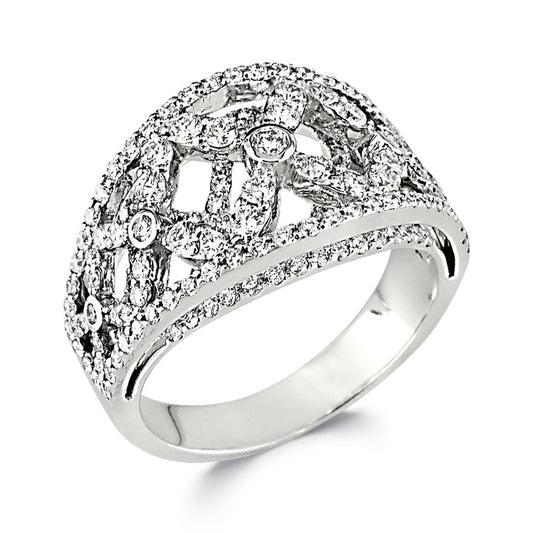 Peter Storm Beautiful Lattice Design Is Layered With Two Levels Of White Diamonds Wbm650_4Diaw WBM650_4DiaW