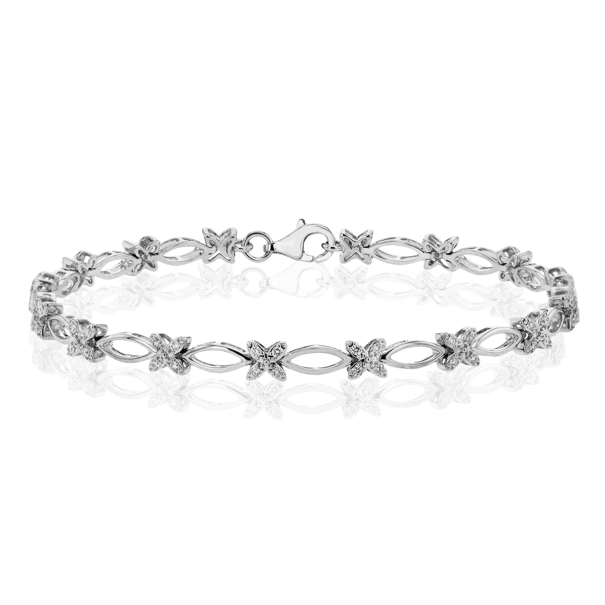 floral-bracelet-in-14k-gold-with-diamonds ZB276