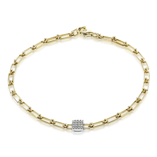 link-bracelet-in-14k-gold-with-diamonds ZB840