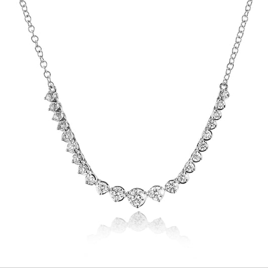 Necklace in 14k Gold with Diamonds