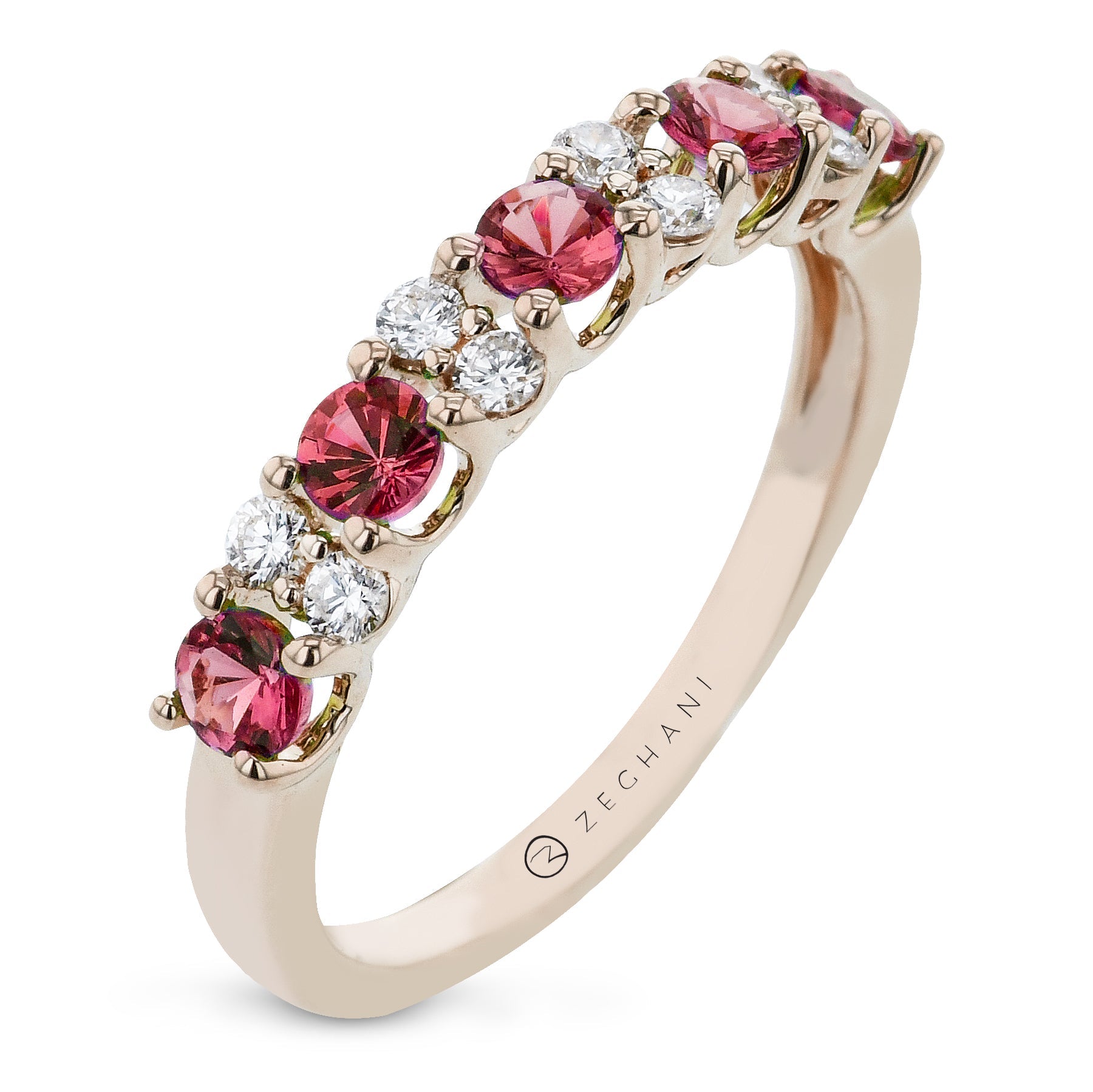 sapphire-color-ring-in-14k-gold-with-diamonds ZR2233