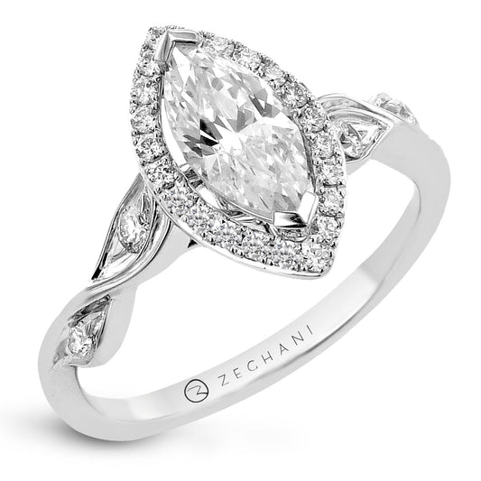 marquise-engagement-ring-in-14k-gold-with-diamonds ZR2391
