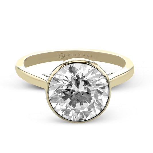 bezel-engagement-ring-in-gold-with-diamonds ZR2605