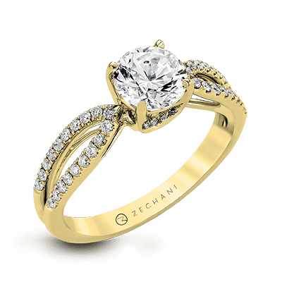 engagement-ring-in-14k-gold-with-diamonds ZR738