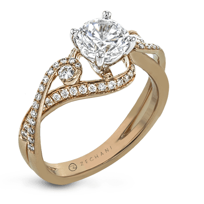 engagement-ring-in-14k-gold-with-diamonds ZR880