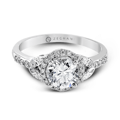 engagement-ring-in-14k-gold-with-diamonds ZR909