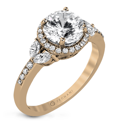 engagement-ring-in-14k-gold-with-diamonds ZR909