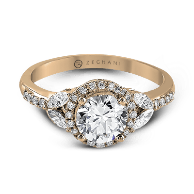 engagement-ring-in-14k-gold-with-diamonds ZR909