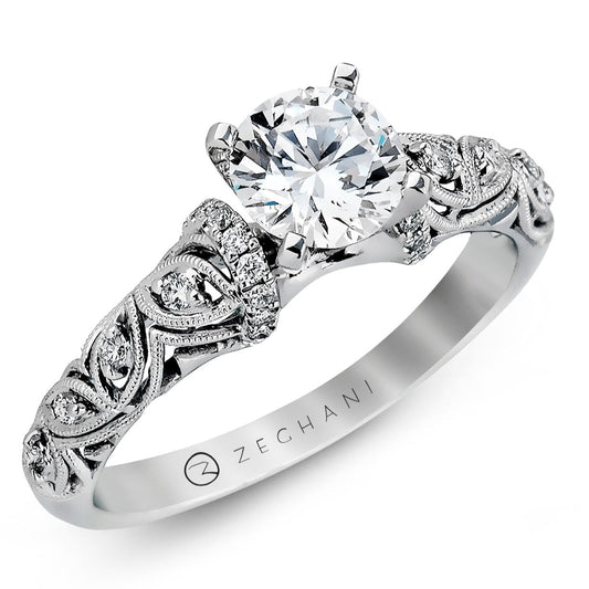 engagement-ring-in-14k-gold-with-diamonds ZR916