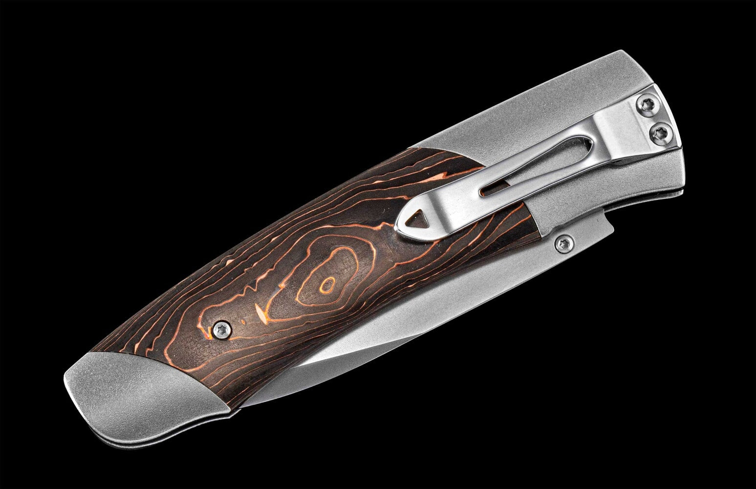 William Henry Titanium pocketknife with carbon fiber A200-6