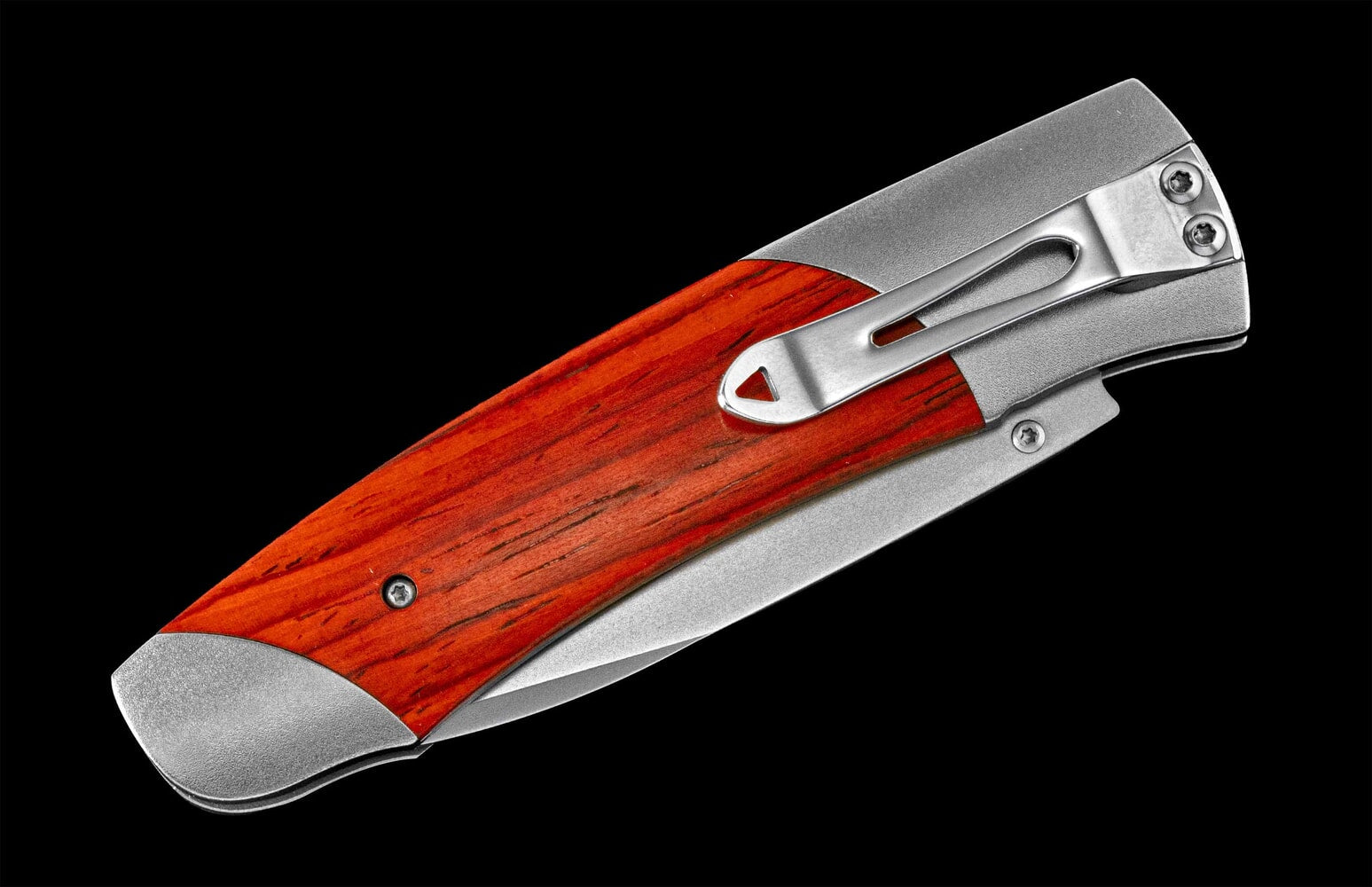 William Henry Titanium pocketknife with stainless blade and cocobolo wood A200-7