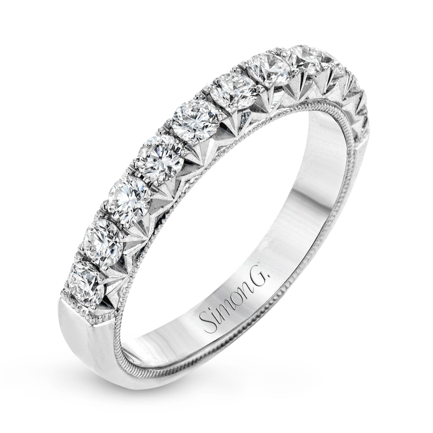 Anniversary Ring In 18k Gold With Diamonds
