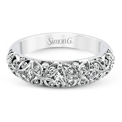 Anniversary Ring In 18k Gold With Diamonds
