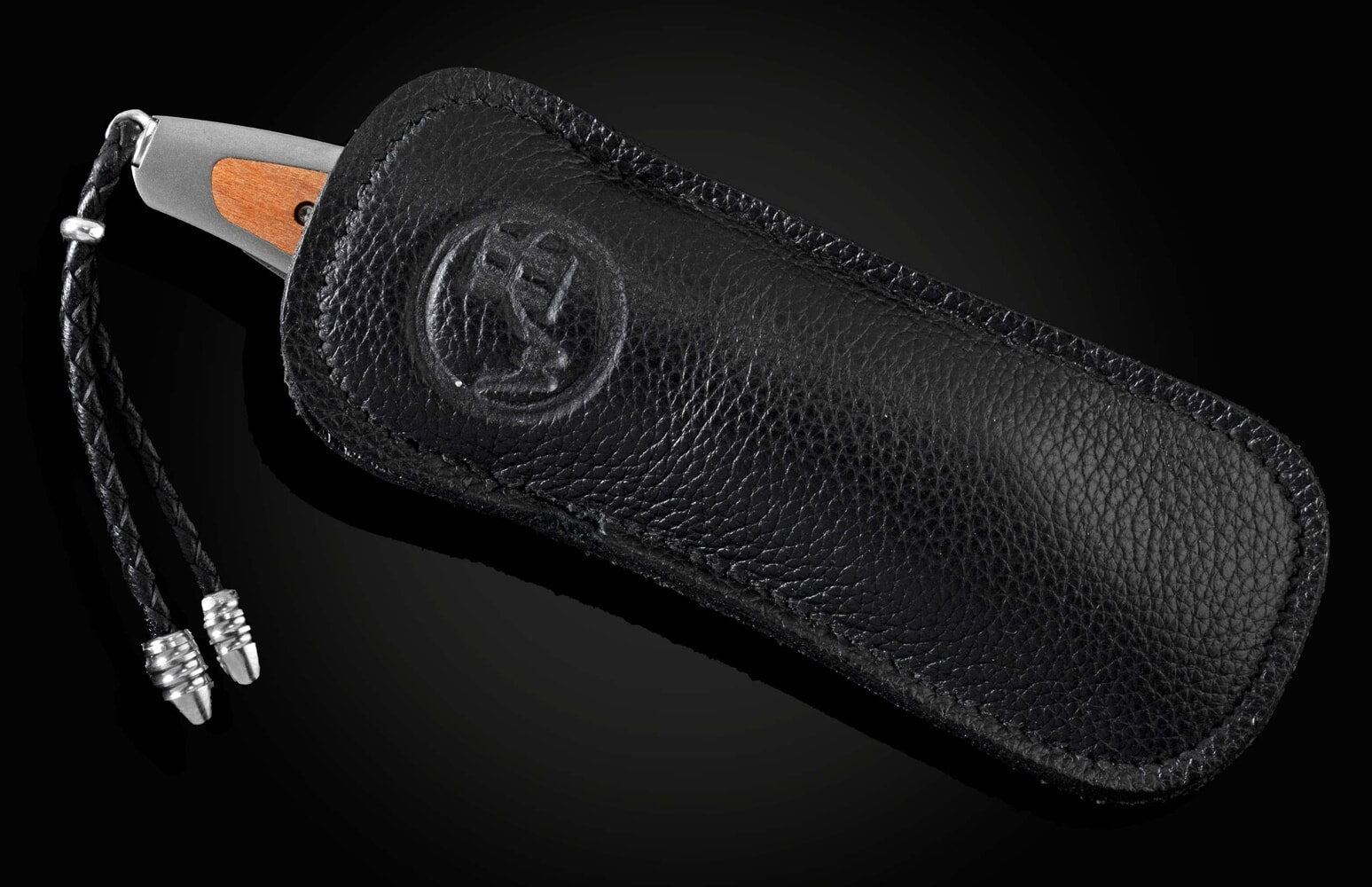 William Henry Titanium pocket knife with wood from original Autzen Stadium seat B10 DUCKS