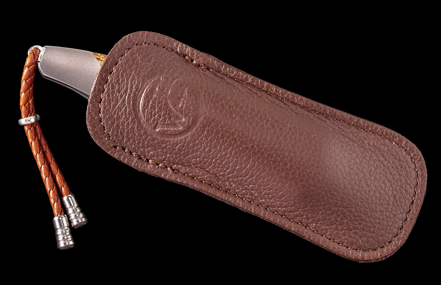 William Henry Titanium pocket knife inlaid with Bocote wood B10 REFRESH