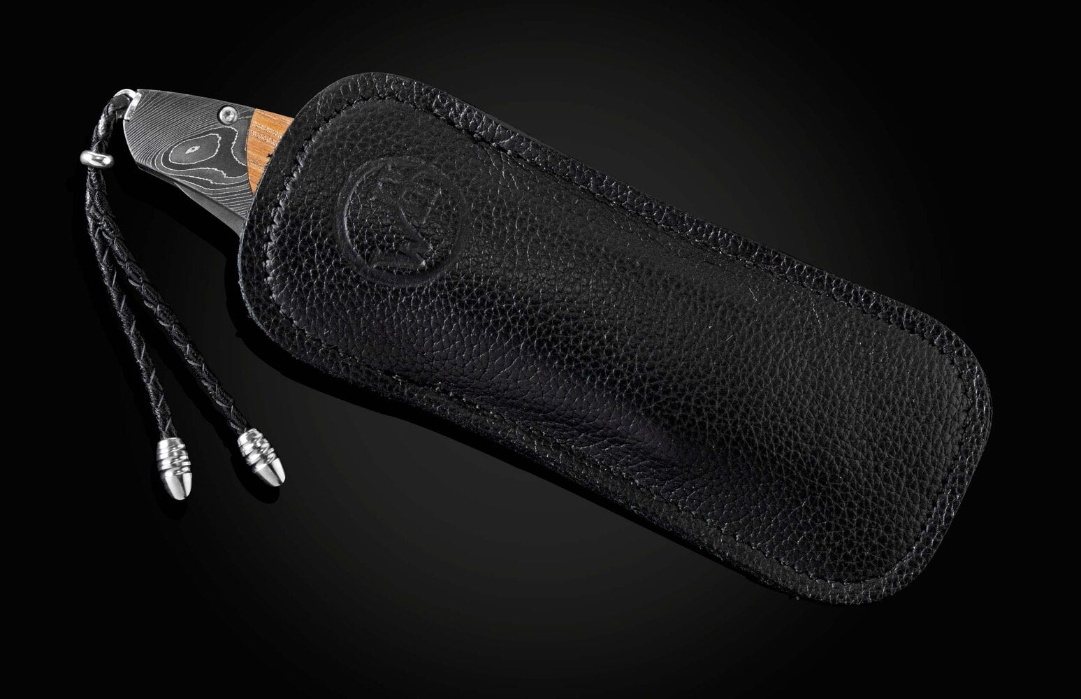 William Henry Pocketknife featuring barrel wood from Pappy Van Winkle Bourbon B30 PAPPY RESERVE