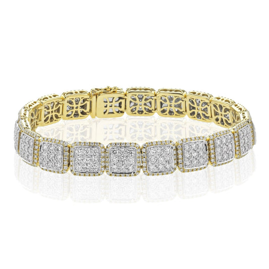 Bracelet in 18k Gold with Diamonds