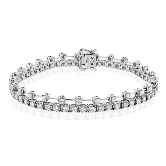 Bracelet in 18k Gold with Diamonds