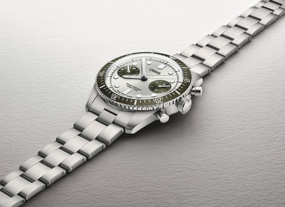 Oris Divers Sixty‑Five Chronograph Automatic Watch 01 771 7791 4051-07 8 20 18