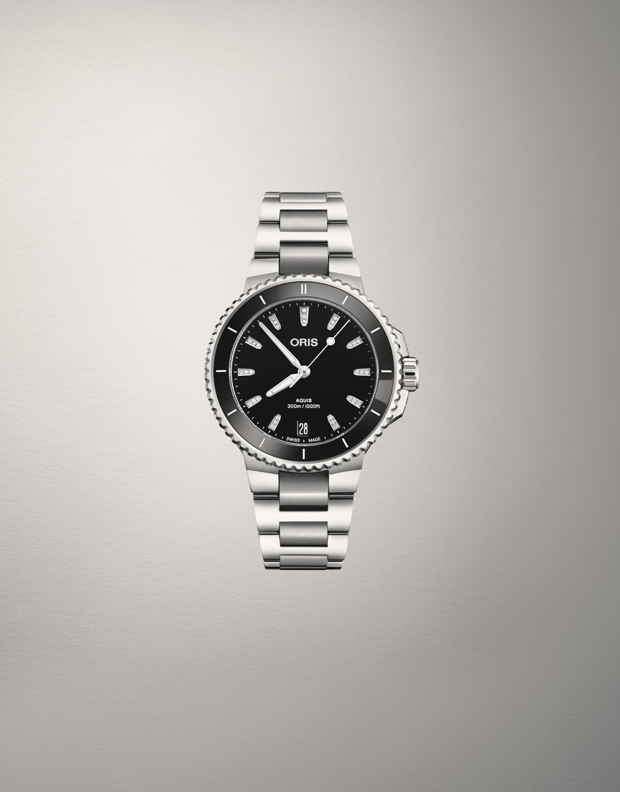 Oris Aquis Date Diamonds Automatic Watch 01 733 7792 4194-07 8 19 05P