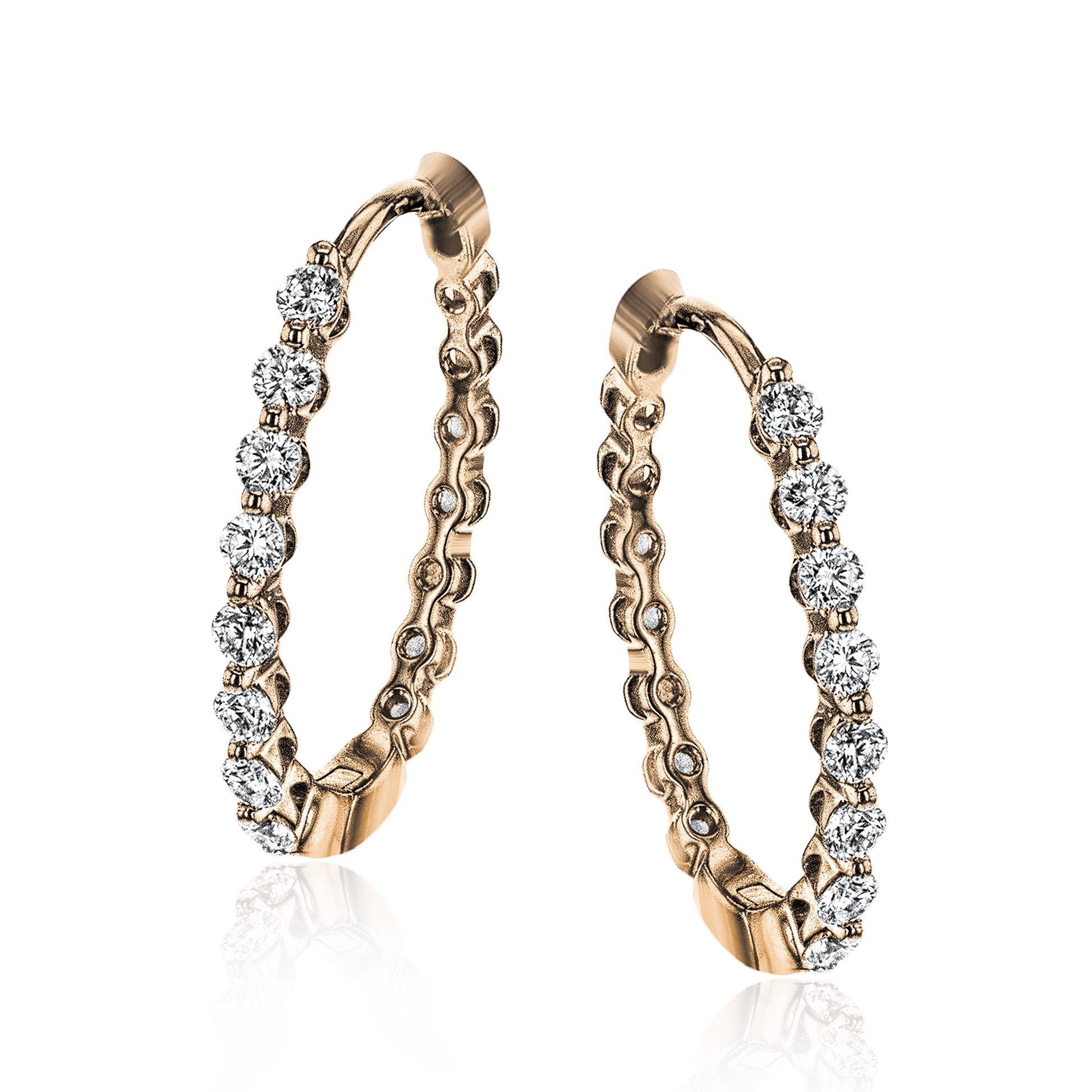 hoop-earrings-in-18k-gold-with-diamonds LE4546